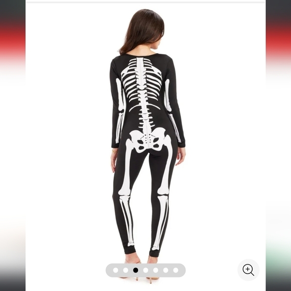 Tipsy Elves, Skeleton Bodysuit Costume, Black/White, Size X- Large -$79.95 - Picture 3 of 15